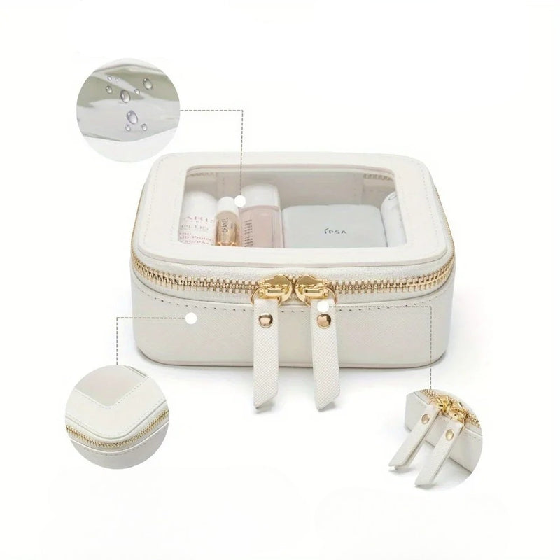 Mini Bolsa Organizadora Visor Transparente Multiuso