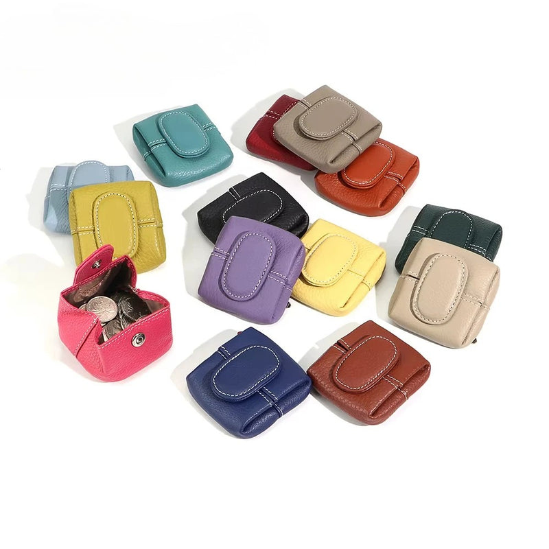 Porta Moedas e Estojo Multiuso em Couro Legítimo