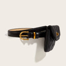 Cinto Feminino com Bolsa Matelassê